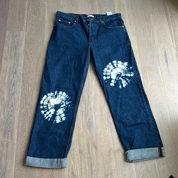 Sandro Tie Die Denim Pant